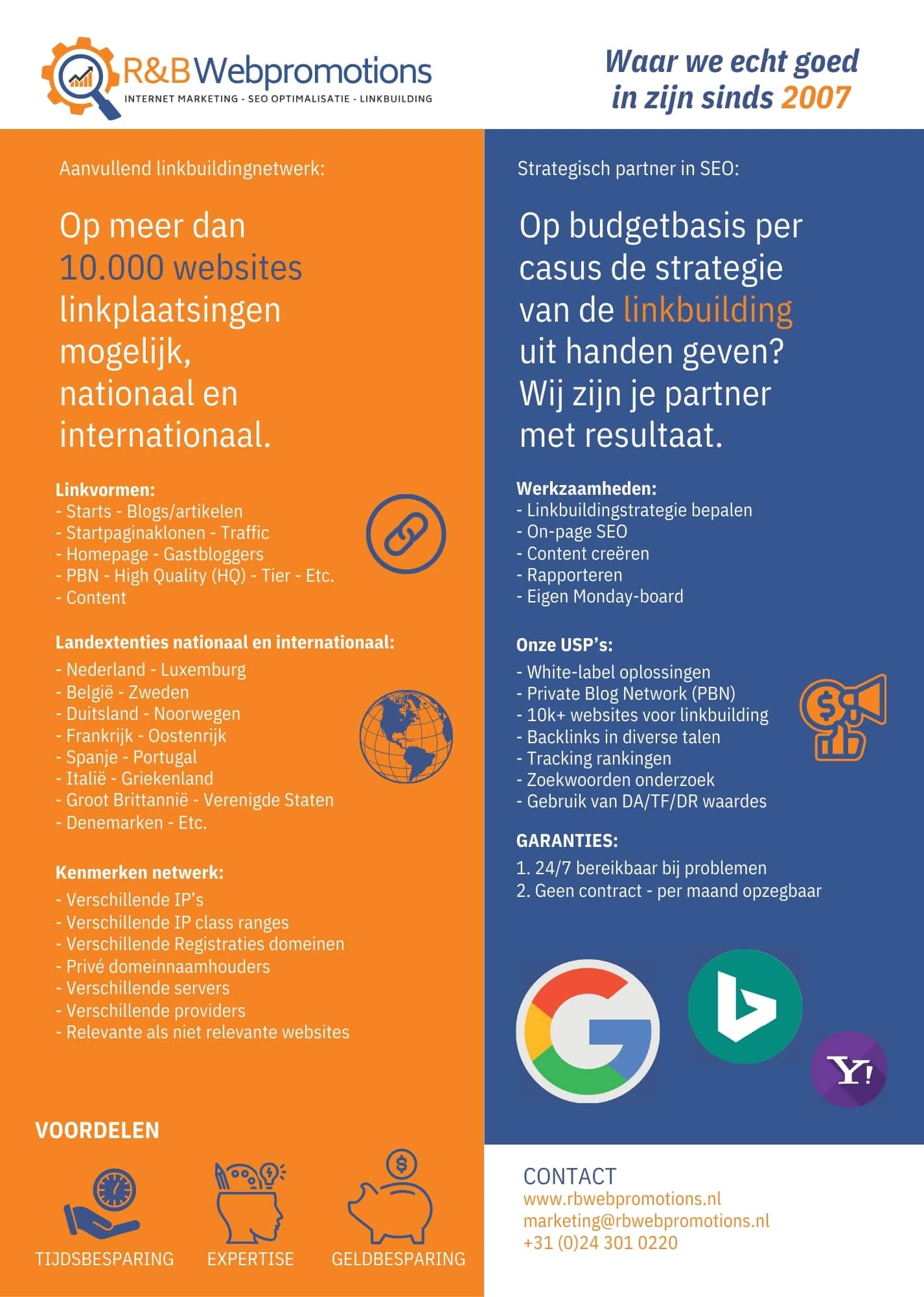 Handout marketingpartijen